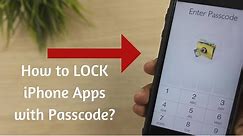 Free App lock for iPhone | iOS 12 trick