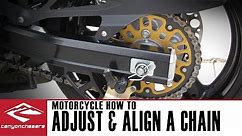 How To Adjust and Align a Motorcycle Chain