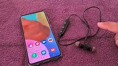 How to connect wireless headphones with Samsung Galaxy A51