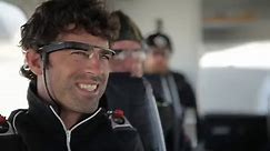 Google shows off Project Glass at I/O with live skydiving and bike jumps (video)
