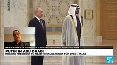 Putin lands in Abu Dhabi on Middle East visit