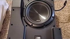 Alpine SBV-10-WRA Sub unboxed for JEEP JK!