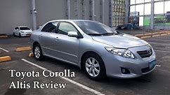 2010 Toyota corolla Altis "Silva" 1.6g 10th gen (2008-2013) full tour/walk around/review