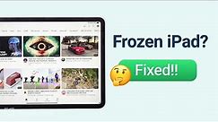 My iPad is Frozen. Here is the REAL Fix!
