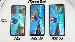 Speed Test: Samsung Galaxy A12 vs A22 5G vs A32 5G Comparison!