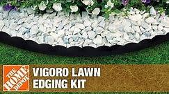 How to Use the Vigoro Lawn Edging Kit | The Home Depot