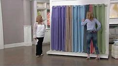 Hookless Solid Shower Curtain with Removable Liner on QVC