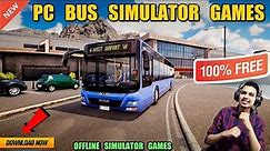 Best Bus Simulator Games for Low End PC || Best Bus Simulator PC Games || One Take Gamer