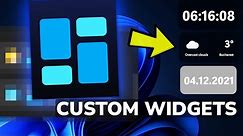 How to Create Custom Widgets in Windows 11