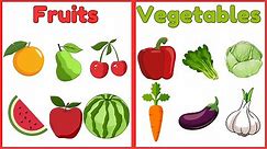Common Fruits and vegetables Names | Vegetables names | Fruits name | Easy Fruits & Vegetables
