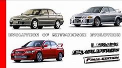 The Evolution Of Mitsubishi Evolution
