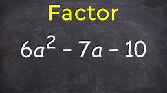 Factoring practice - Learn how to factor - Step by step math instruction