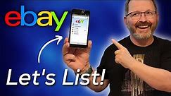 How to List on eBay from Your Phone - 2023 STEP BY STEP Tutorial