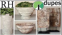 RESTORATION HARDWARE DIY DUPES ROOM DECOR | HIGH END HACKS | DOLLAR TREE DUPES