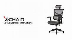 X-Chair | X1 Adjustment Instructions