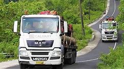 Gunungkidul Extreme Road Trucking By Calvary MAN TGS VOLVO FM FMX UD Trucks Quester