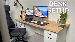 My Budget Desk Setup (IKEA Work From Home Makeover 2024)