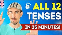 ALL 12 Verb Tenses in English… EXPLAINED! 🔥