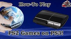 How To Play PS2 Disc Games on a PS3! (Software Emulation!)