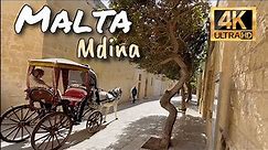 Malta Mdina and Rabat Walking tour 4k