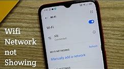 How to Connect Hidden Wifi - WiFi Network Not Showing in Mobile - wifi problem fixed