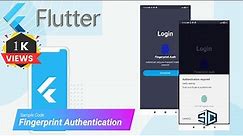Fingerprint Authentication by Sample Code | Flutter Tutorial | Android 2022