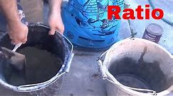 HOW TO MIX SAND AND CEMENT BY HAND DIY