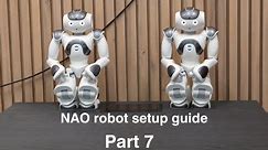 Nao Robot Setup Guide: Part 7, multi-robot locomotion