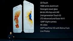 Apple iPhone 6S has 18 new features