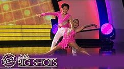 Little Big Shots | Salsa Dancers Kevin and Gaby Never Stop!