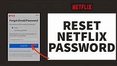 How To Reset Netflix Password (2023)
