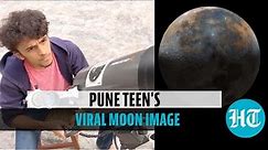 Watch: Pune boy creates photo of moon using 50,000 images, goes viral
