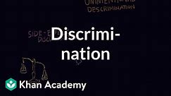 Discrimination individual vs institutional | Individuals and Society | MCAT | Khan Academy
