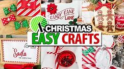 *SUPER EASY* Christmas Crafts made in only 5 MINUTES! Dollar Tree DIYs 2023