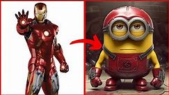 MARVEL & DC Heroes as MINIONS | Created by AI