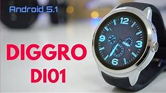 Diggro DI01 3G Android Smartwatch REVIEW - Amoled Screen