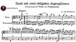 Beethoven - Duet mit zwei obligaten Augengläsern, WoO 32 (1796)