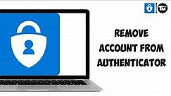 How To Remove Account From Microsoft Authenticator