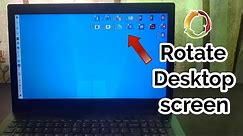 how to rotate laptop screen | computer ki screen ko rotate kaise kare | windows 10