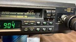 JVC KS-RX175 Cassette Car Receiver Shaft Radio Demo and Operation