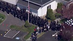 Sea of law enforcement pays their respects at wake for fallen Billerica police Sgt. Ian Taylor