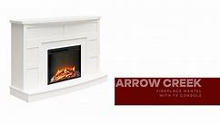 Barrow Creek Fireplace Mantel w TV Console Feature Video
