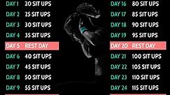30 Day Sit Up Challenge
