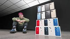 Unboxing EVERY iPhone 13, iPhone 13 Pro, iPhone 13 Pro Max and iPhone 13 Mini in All Colors