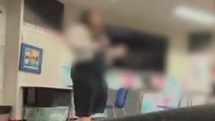 Video shows substitute teacher organizing student fights in class