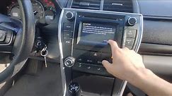 2015-17 Toyota Camry touchscreen unresponsive not working and broken cracked screen replacement fix