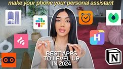 Best Productivity Apps & Systems 2024 | how I organise my whole life and use my phone to LEVEL UP!