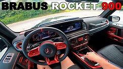 BRABUS ROCKET 900hp MERCEDES G63 POV Test Drive : BRUTAL G-WAGON!!