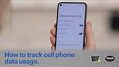Tech Tips: How to track cell phone data usage.