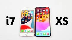 iPhone 7 Vs iPhone Xs - SPEED TEST | iOS 15.8 Vs 17.1.1